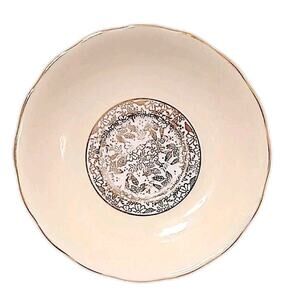 Royal Vale Saucer Plate England Bone China Gold Pattern Rim Vintage Replacement